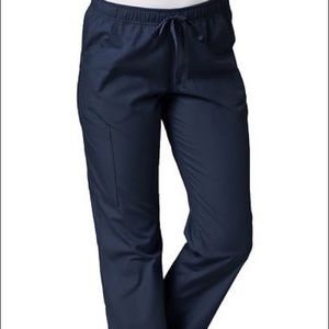 Red panda scrub pants